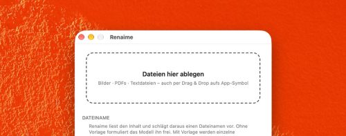 Apple Intelligence Dateiname Feature