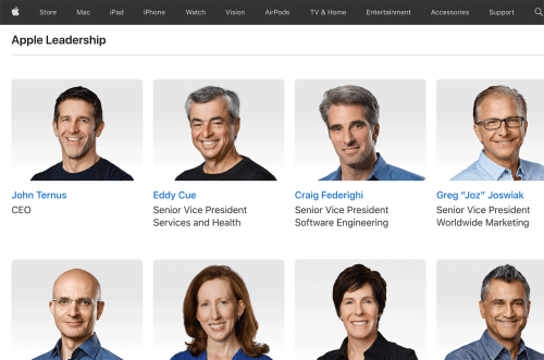 Apple Vorstand Cook Zu Ternus