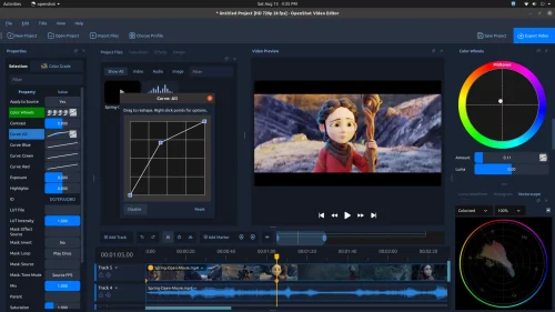 Color Grading Curves