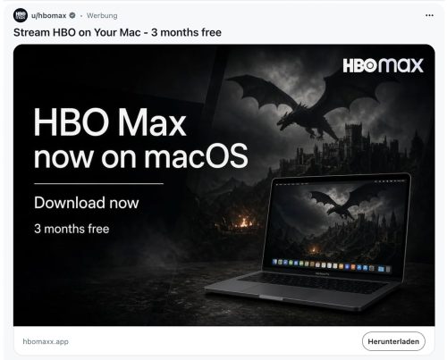 Hbmax Maware Werbung Reddit