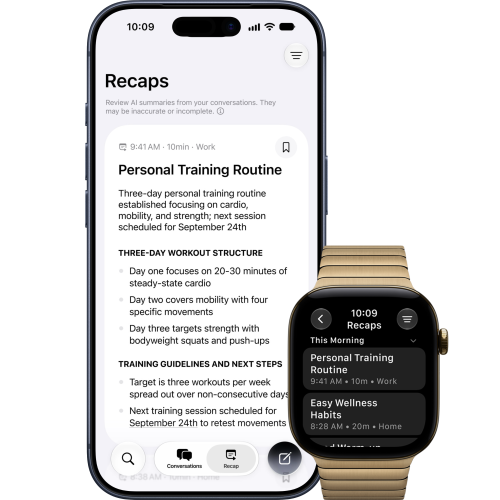 Personal Routine Siri Live