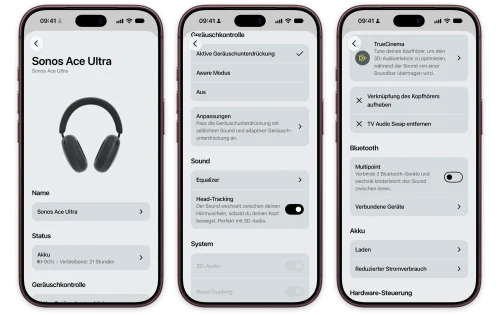 Sonos App Ace Ultra Rund