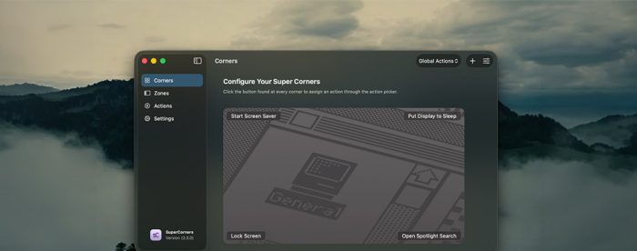 SuperCorners 2.0: Aktive Ecken werden deutlich flexibler
