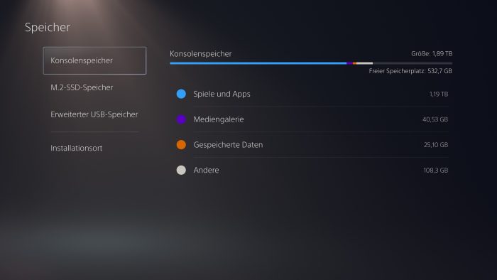 Ps5 Interner Speicher