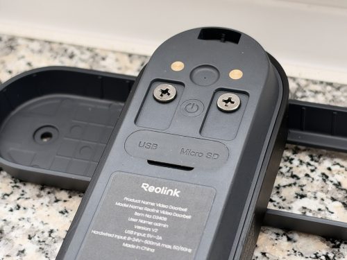 Reolink Doorbell Gen 2 Back