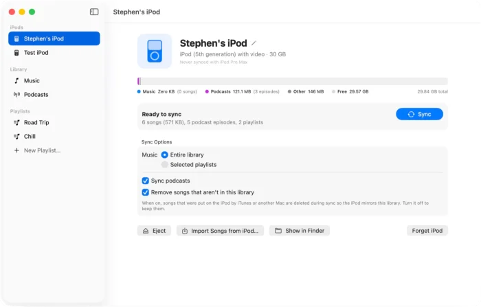 iPod Pro Max Mac App synchronisiert iPod iPod Pro Max Mac App synchronisiert iPod
