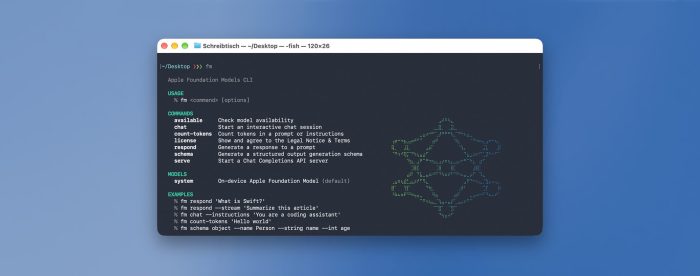 Teil von macOS 27: Apples KI-Modell im Terminal nutzen