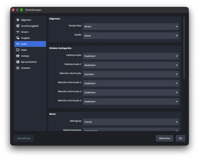 OBS Studio 33 kommt mit umfangreichen EInstellungen OBS Studio 33 kommt mit umfangreichen EInstellungen