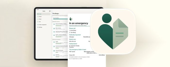Parata: Notfallinformationen für Angehörige vorbereiten