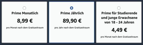 Prime Preise